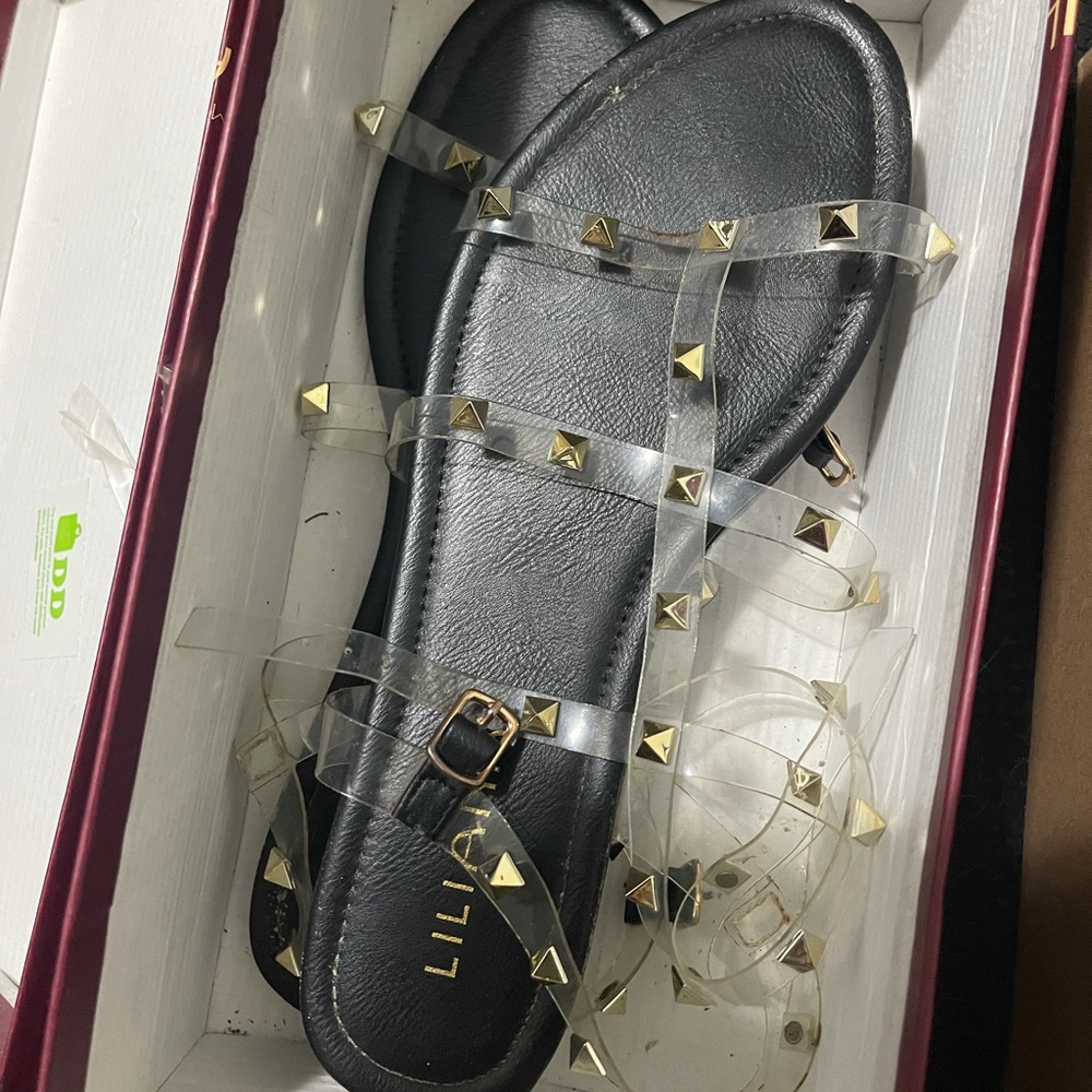 Spiked sandals